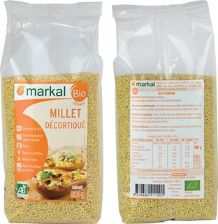 Markal Millet décortiqué bio 500g - 1058